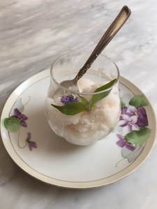Lavender Lemon Sage Sorbet