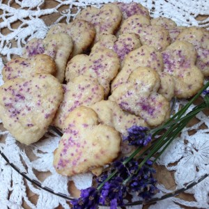 Lavender Spritz Cookies